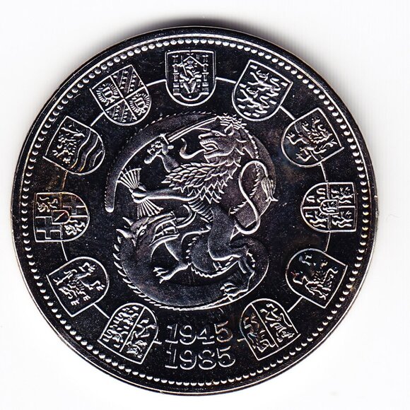 1985 Netherlands Medal (b81) - Picture 2 of 2